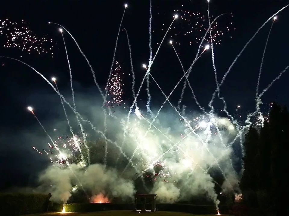 Aerosmith Wedding Fireworks Pyromusical, Derbyshire 2016