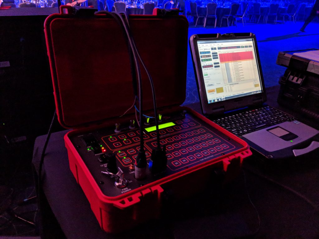 FireOne XLII+ Firing Control Panel for An Experience With Sylvester Stallone 2018, InterContinental London - The O2